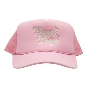 Don't Trip Trucker Hat - Pink